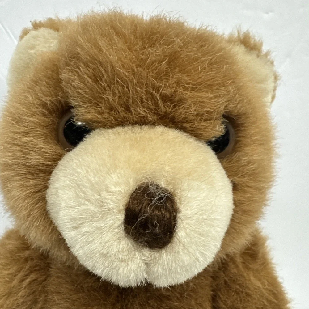 Vtg 1988 Douglas Little Cuddlers teddy bear brown plush Stuffed